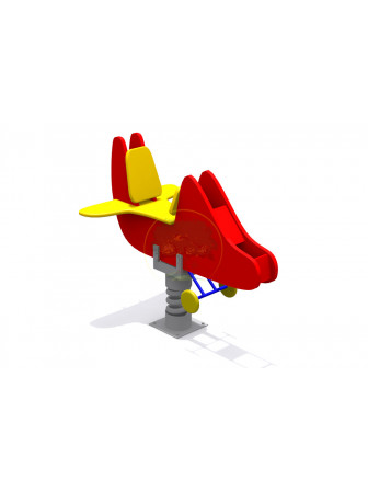 Качалка на пружине "Самолетик"